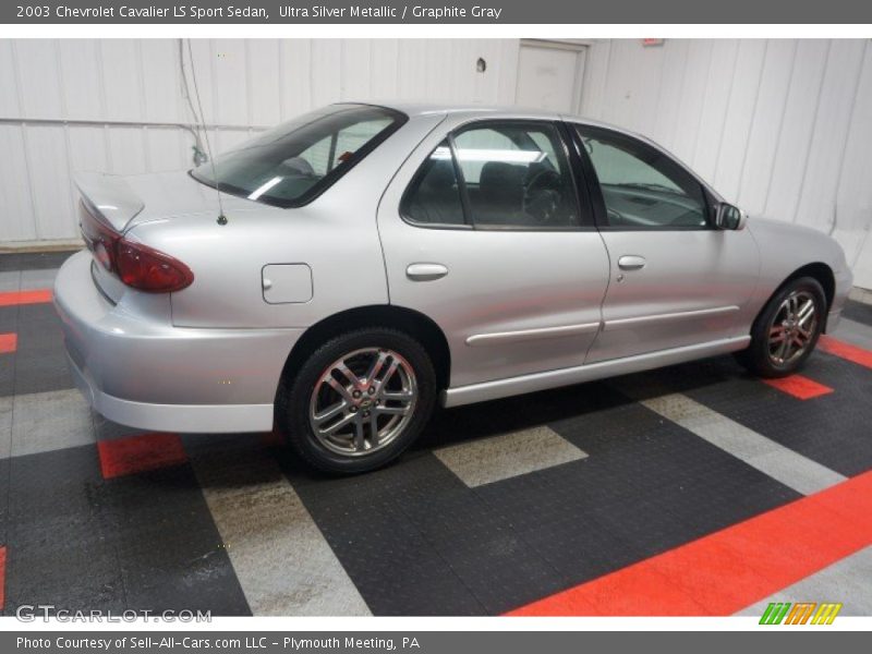 Ultra Silver Metallic / Graphite Gray 2003 Chevrolet Cavalier LS Sport Sedan