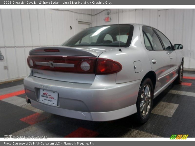 Ultra Silver Metallic / Graphite Gray 2003 Chevrolet Cavalier LS Sport Sedan