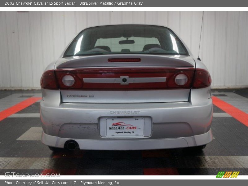 Ultra Silver Metallic / Graphite Gray 2003 Chevrolet Cavalier LS Sport Sedan