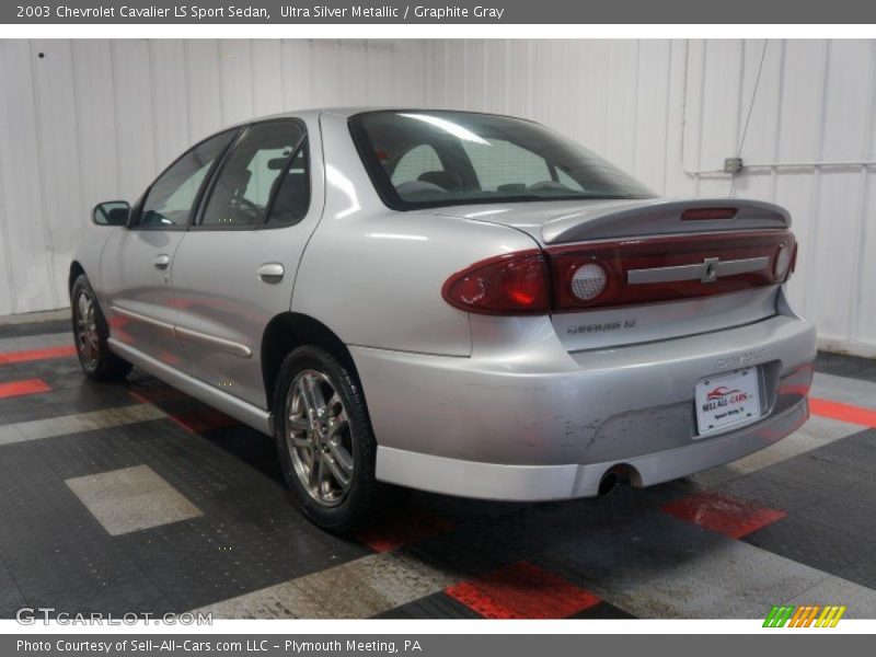 Ultra Silver Metallic / Graphite Gray 2003 Chevrolet Cavalier LS Sport Sedan