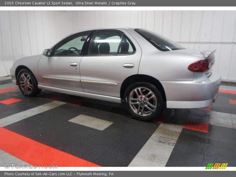 Ultra Silver Metallic / Graphite Gray 2003 Chevrolet Cavalier LS Sport Sedan