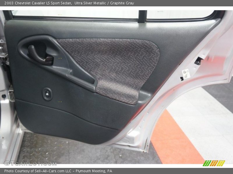 Ultra Silver Metallic / Graphite Gray 2003 Chevrolet Cavalier LS Sport Sedan