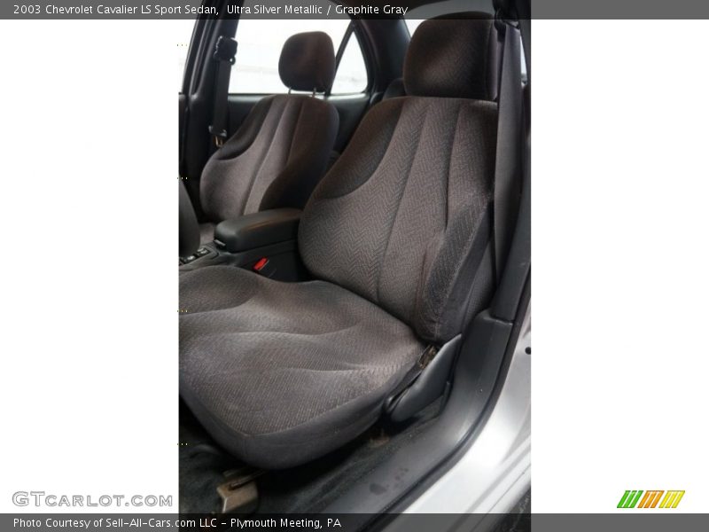 Ultra Silver Metallic / Graphite Gray 2003 Chevrolet Cavalier LS Sport Sedan