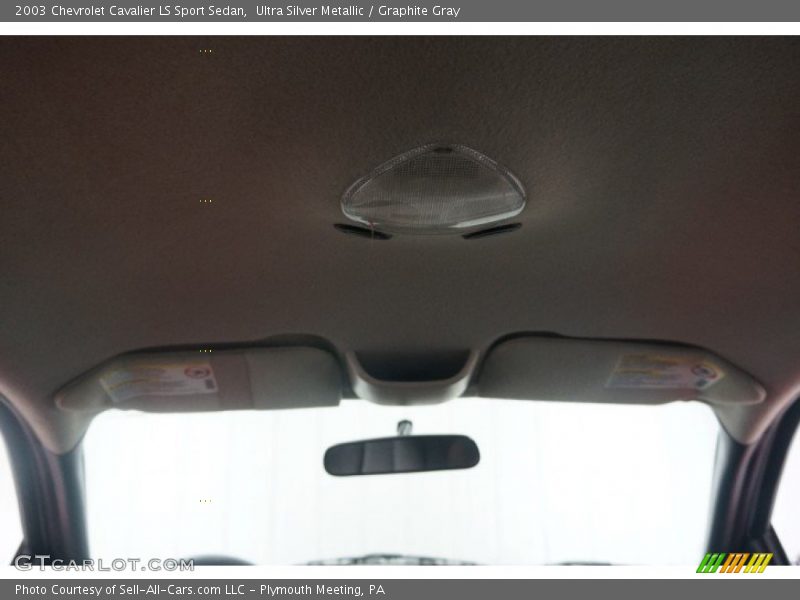 Ultra Silver Metallic / Graphite Gray 2003 Chevrolet Cavalier LS Sport Sedan