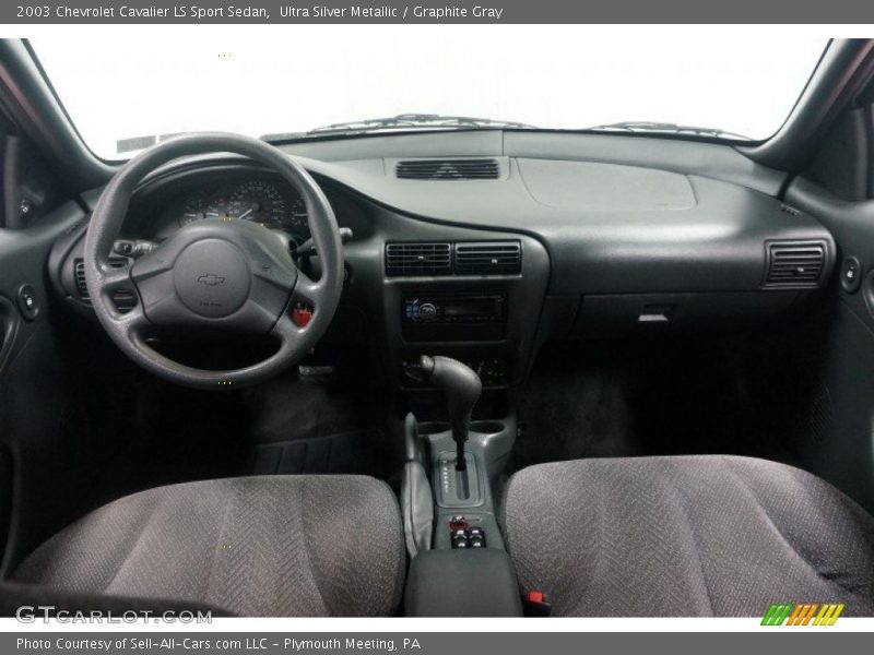 Ultra Silver Metallic / Graphite Gray 2003 Chevrolet Cavalier LS Sport Sedan