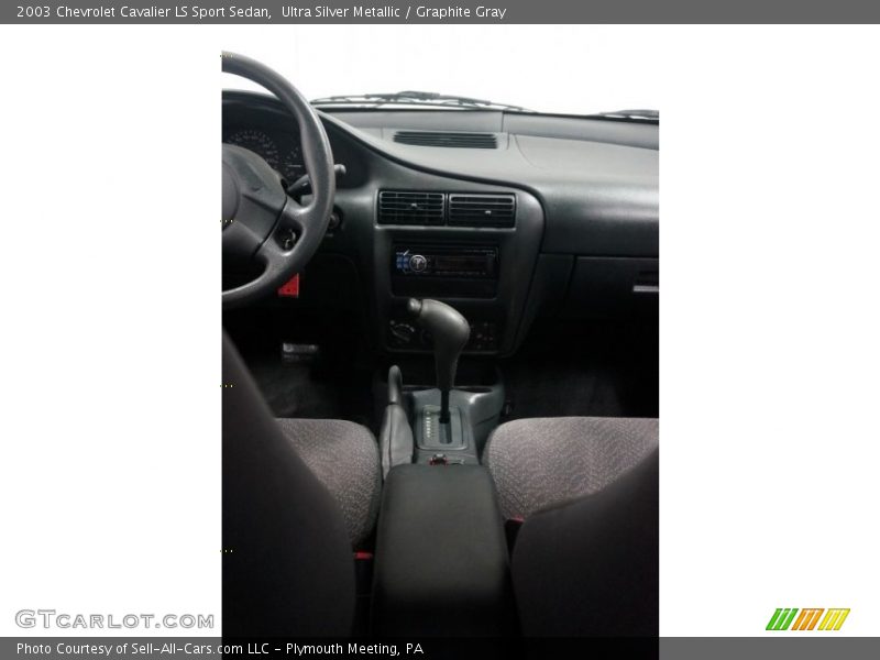 Ultra Silver Metallic / Graphite Gray 2003 Chevrolet Cavalier LS Sport Sedan