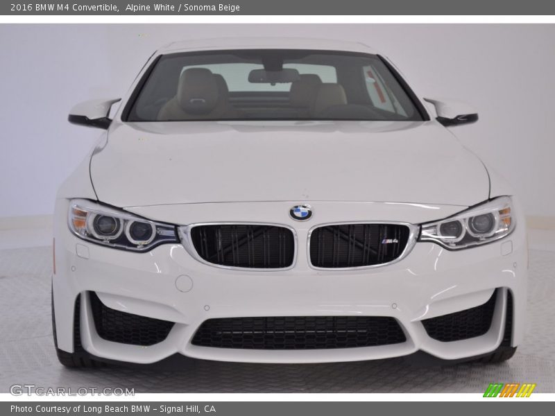 Alpine White / Sonoma Beige 2016 BMW M4 Convertible