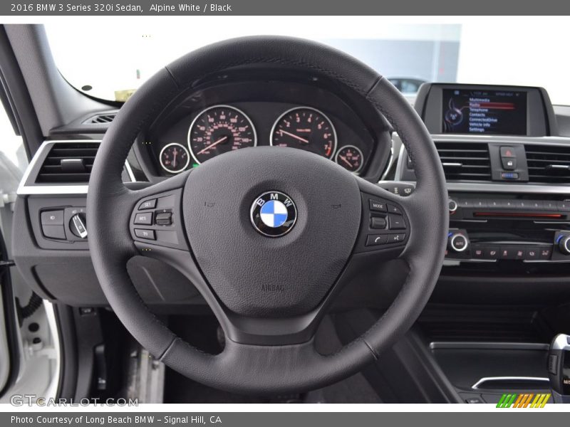 Alpine White / Black 2016 BMW 3 Series 320i Sedan