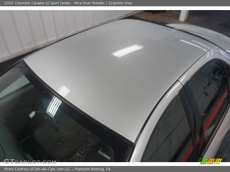 Ultra Silver Metallic / Graphite Gray 2003 Chevrolet Cavalier LS Sport Sedan