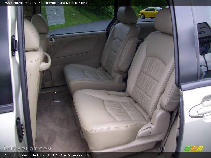 Shimmering Sand Metallic / Beige 2003 Mazda MPV ES