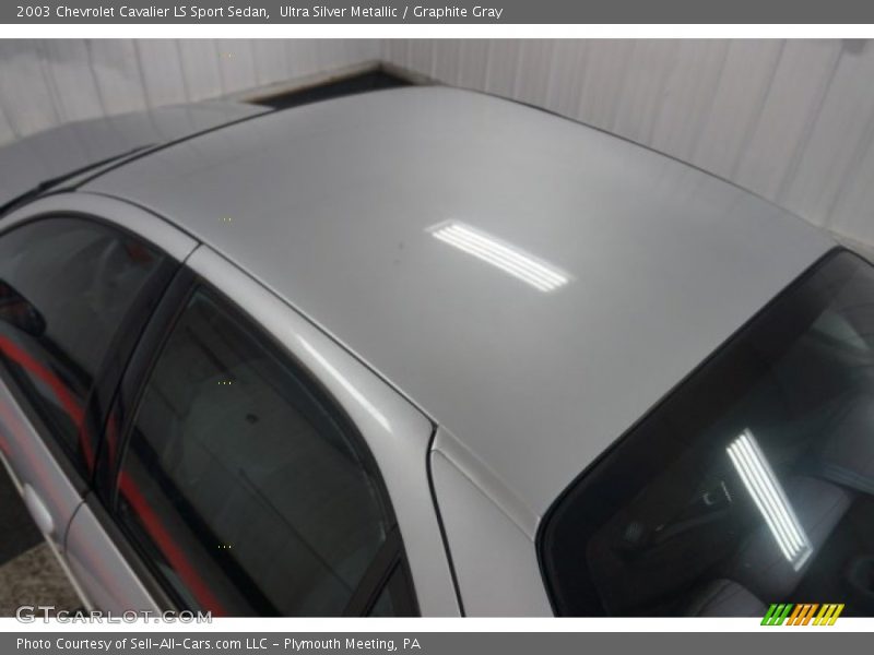 Ultra Silver Metallic / Graphite Gray 2003 Chevrolet Cavalier LS Sport Sedan