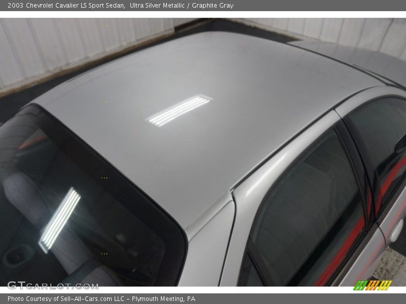 Ultra Silver Metallic / Graphite Gray 2003 Chevrolet Cavalier LS Sport Sedan