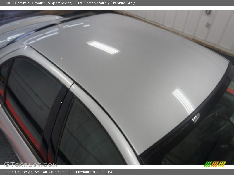 Ultra Silver Metallic / Graphite Gray 2003 Chevrolet Cavalier LS Sport Sedan