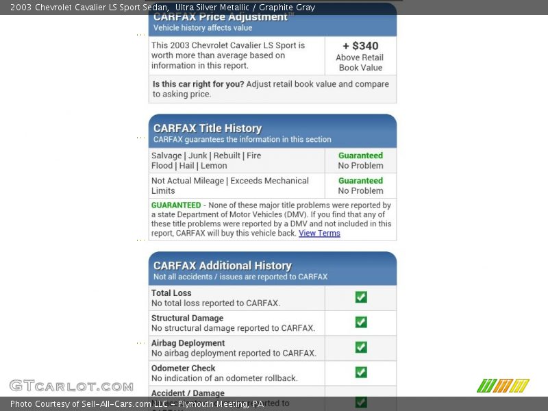 Ultra Silver Metallic / Graphite Gray 2003 Chevrolet Cavalier LS Sport Sedan