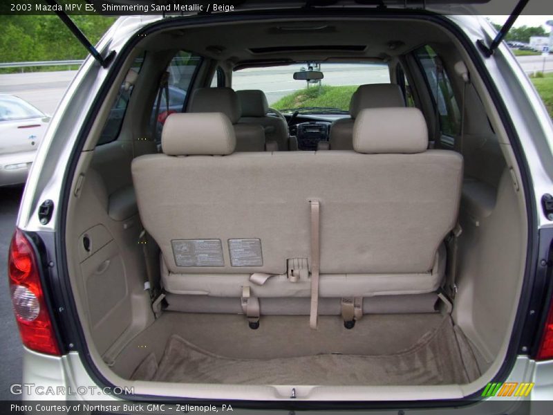 Shimmering Sand Metallic / Beige 2003 Mazda MPV ES