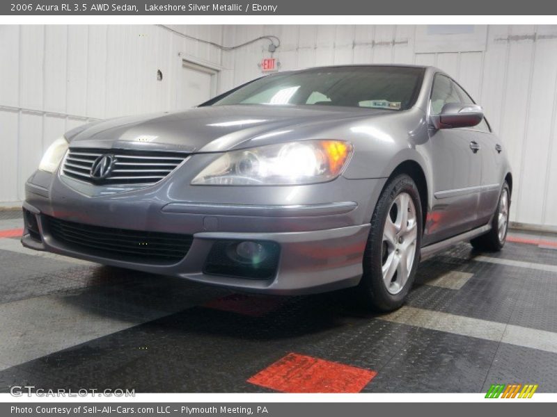 Lakeshore Silver Metallic / Ebony 2006 Acura RL 3.5 AWD Sedan