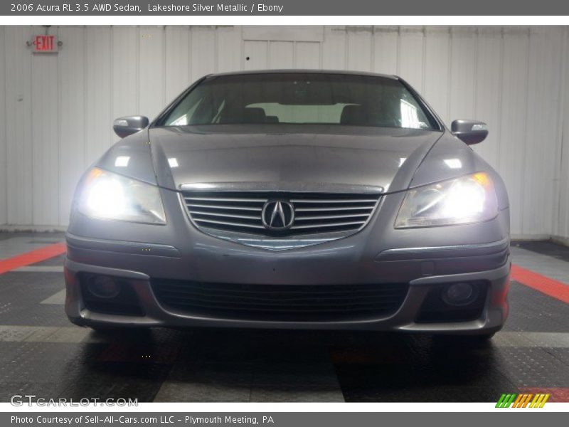 Lakeshore Silver Metallic / Ebony 2006 Acura RL 3.5 AWD Sedan