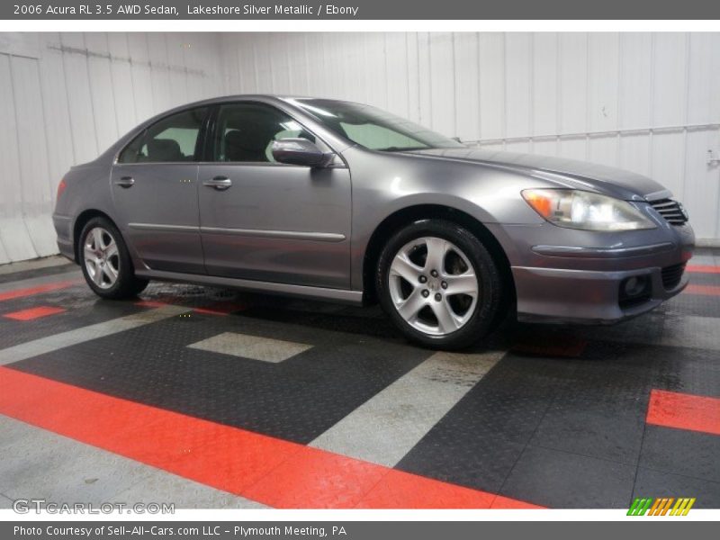 Lakeshore Silver Metallic / Ebony 2006 Acura RL 3.5 AWD Sedan