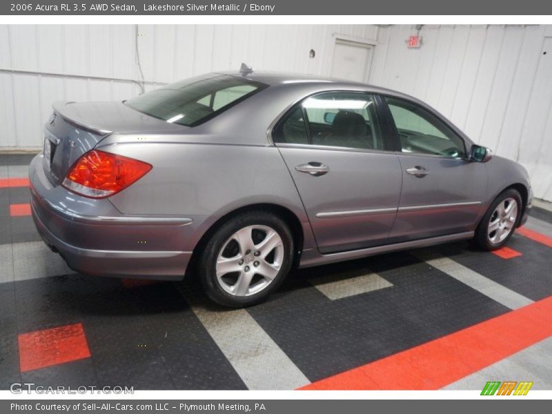 Lakeshore Silver Metallic / Ebony 2006 Acura RL 3.5 AWD Sedan