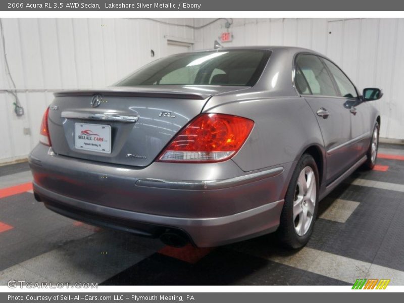 Lakeshore Silver Metallic / Ebony 2006 Acura RL 3.5 AWD Sedan