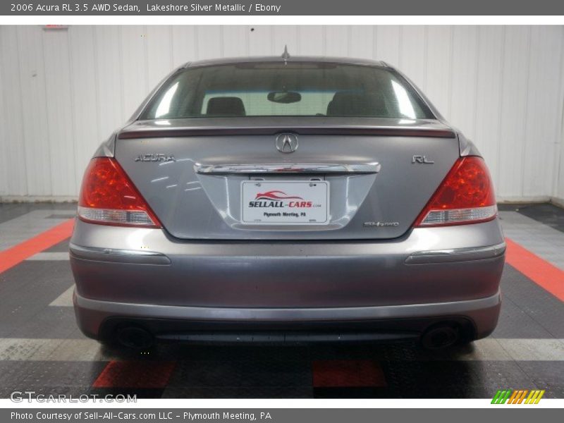 Lakeshore Silver Metallic / Ebony 2006 Acura RL 3.5 AWD Sedan