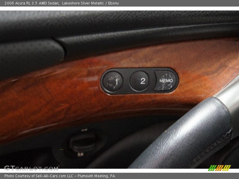 Lakeshore Silver Metallic / Ebony 2006 Acura RL 3.5 AWD Sedan