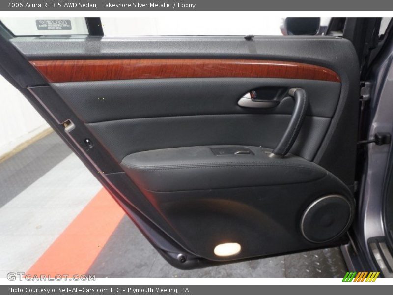 Lakeshore Silver Metallic / Ebony 2006 Acura RL 3.5 AWD Sedan