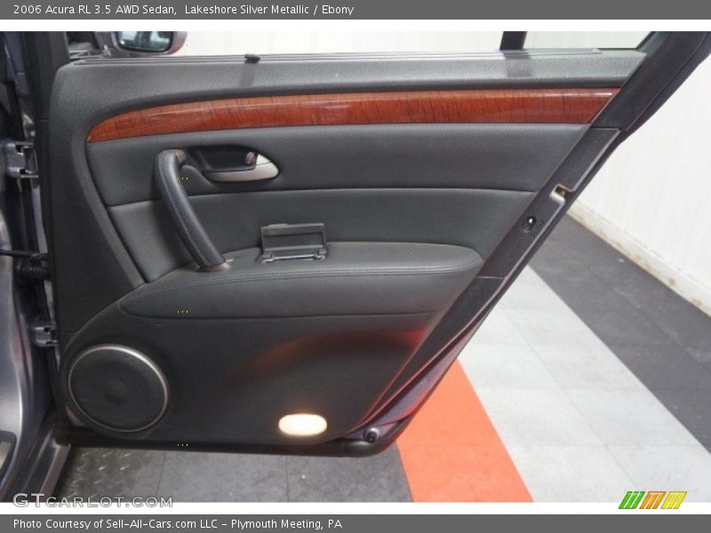 Lakeshore Silver Metallic / Ebony 2006 Acura RL 3.5 AWD Sedan