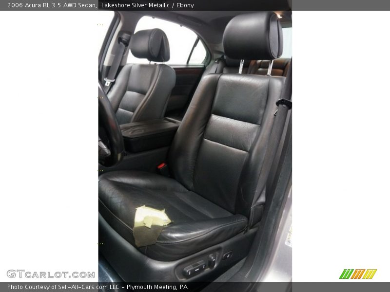 Lakeshore Silver Metallic / Ebony 2006 Acura RL 3.5 AWD Sedan