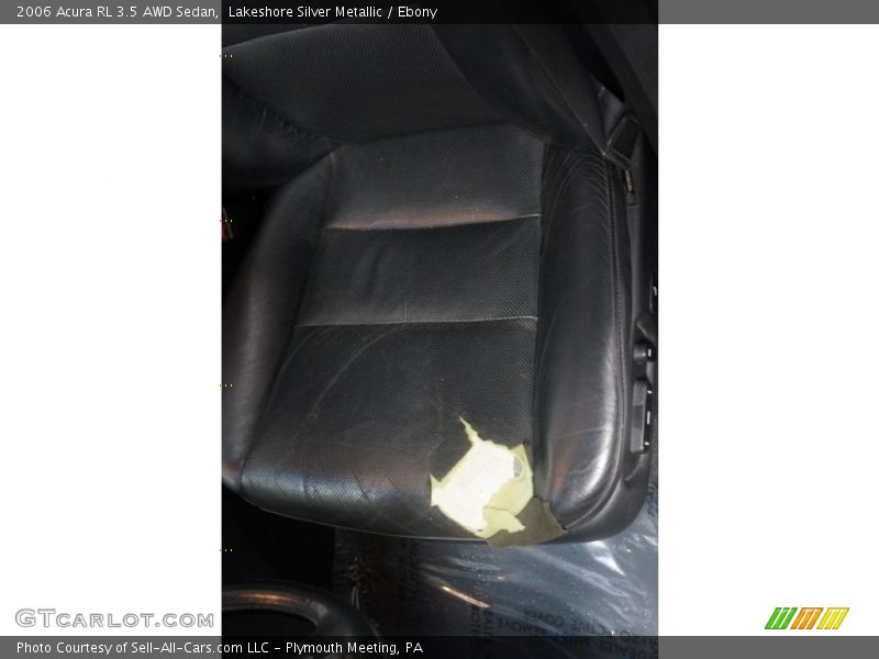 Lakeshore Silver Metallic / Ebony 2006 Acura RL 3.5 AWD Sedan