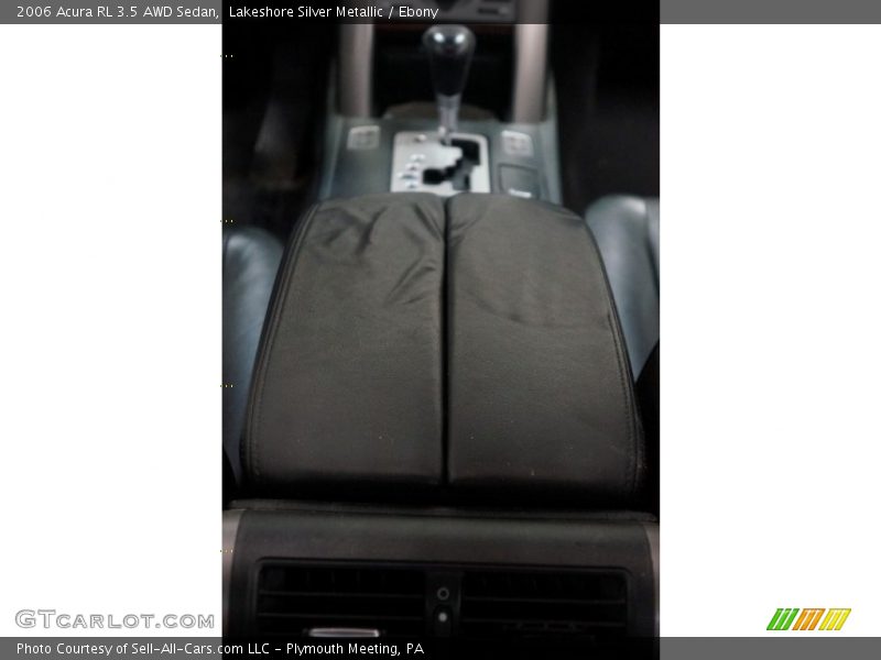Lakeshore Silver Metallic / Ebony 2006 Acura RL 3.5 AWD Sedan