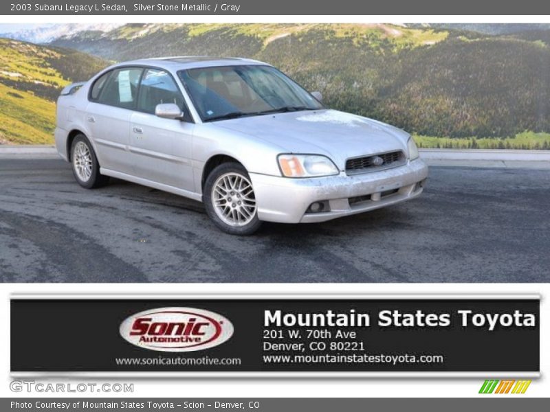 Silver Stone Metallic / Gray 2003 Subaru Legacy L Sedan