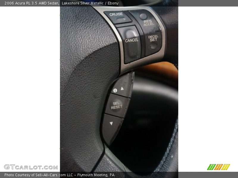 Lakeshore Silver Metallic / Ebony 2006 Acura RL 3.5 AWD Sedan