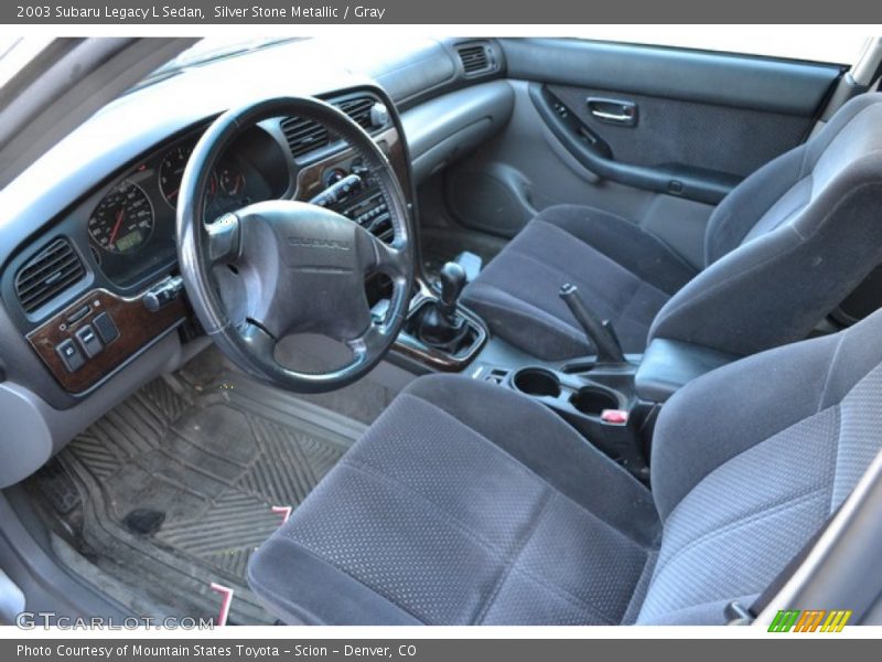 Silver Stone Metallic / Gray 2003 Subaru Legacy L Sedan