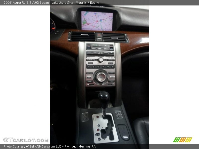 Lakeshore Silver Metallic / Ebony 2006 Acura RL 3.5 AWD Sedan