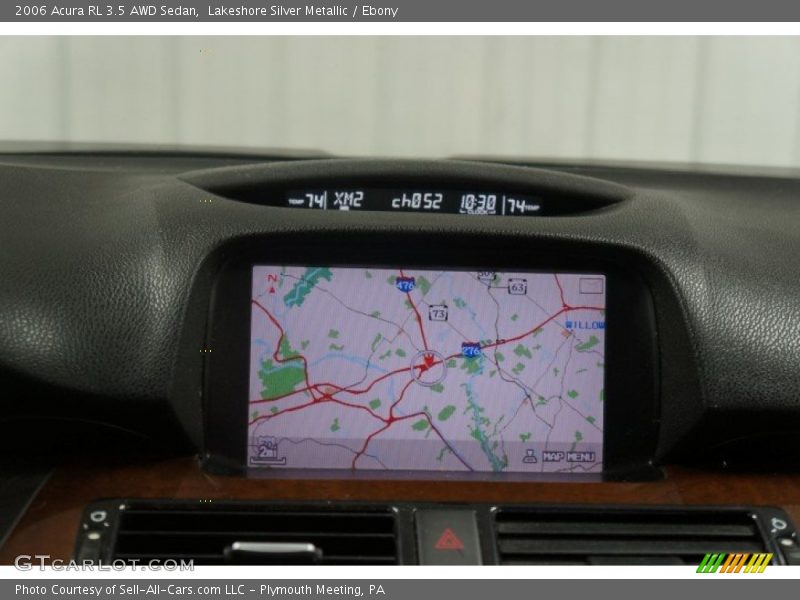 Lakeshore Silver Metallic / Ebony 2006 Acura RL 3.5 AWD Sedan