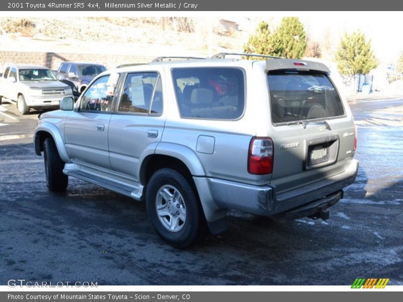 Millennium Silver Metallic / Gray 2001 Toyota 4Runner SR5 4x4