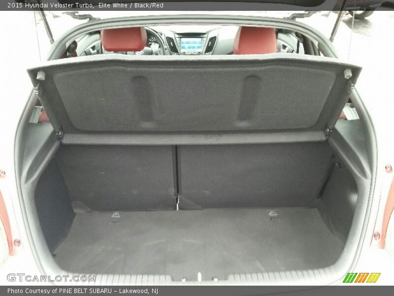 Elite White / Black/Red 2015 Hyundai Veloster Turbo