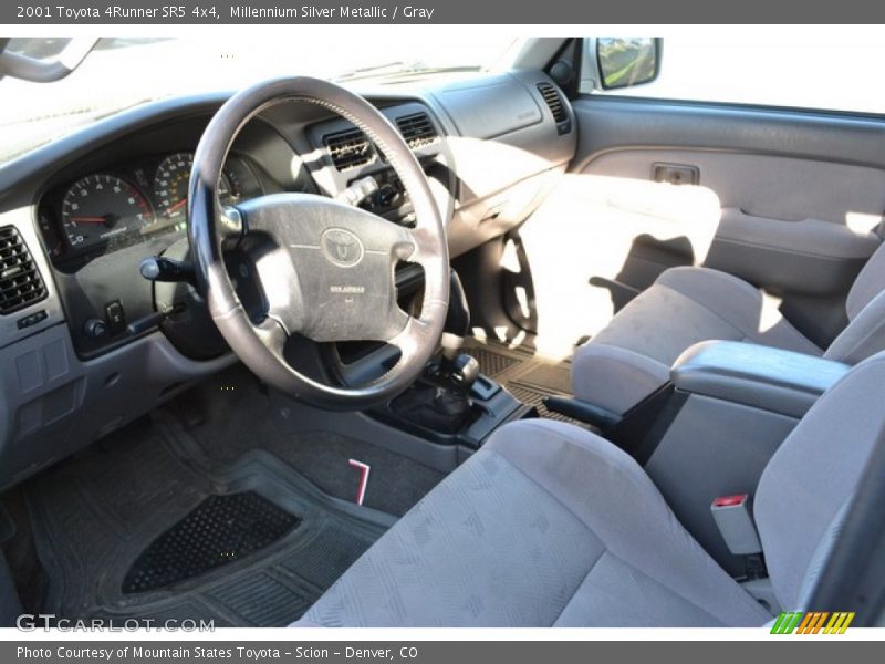Millennium Silver Metallic / Gray 2001 Toyota 4Runner SR5 4x4