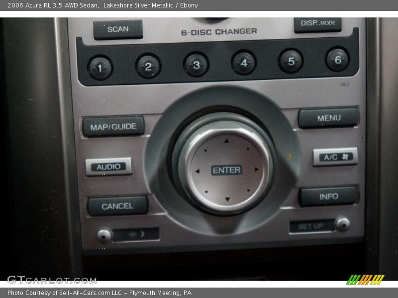 Lakeshore Silver Metallic / Ebony 2006 Acura RL 3.5 AWD Sedan