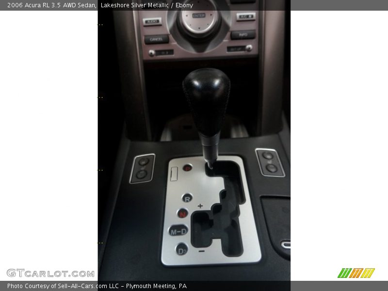 Lakeshore Silver Metallic / Ebony 2006 Acura RL 3.5 AWD Sedan