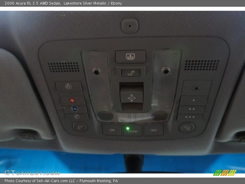 Lakeshore Silver Metallic / Ebony 2006 Acura RL 3.5 AWD Sedan