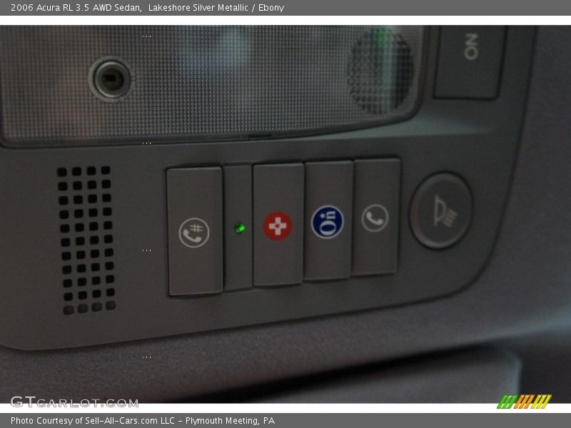 Lakeshore Silver Metallic / Ebony 2006 Acura RL 3.5 AWD Sedan