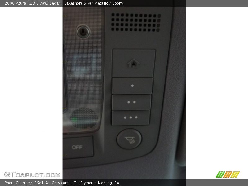 Lakeshore Silver Metallic / Ebony 2006 Acura RL 3.5 AWD Sedan