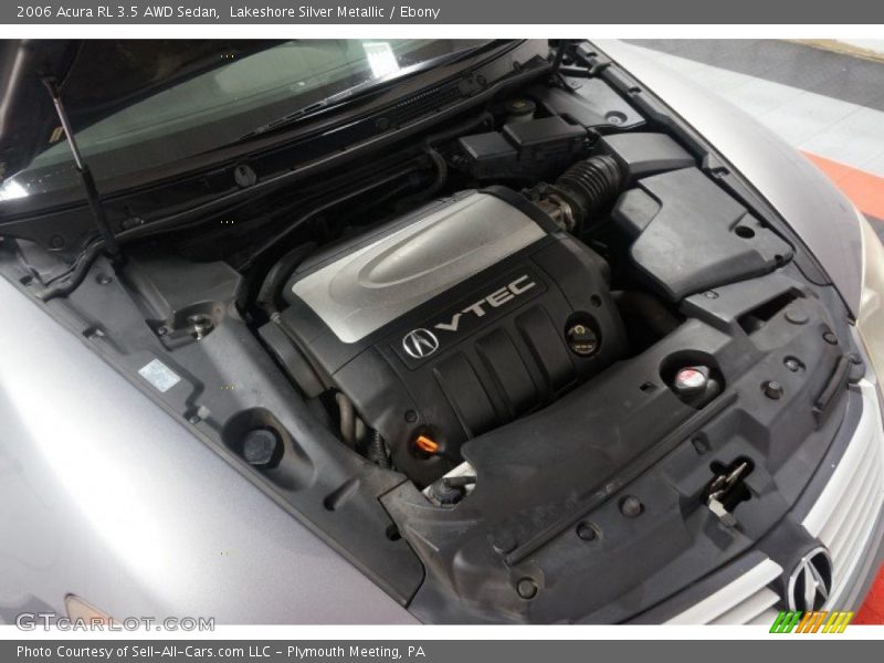 Lakeshore Silver Metallic / Ebony 2006 Acura RL 3.5 AWD Sedan