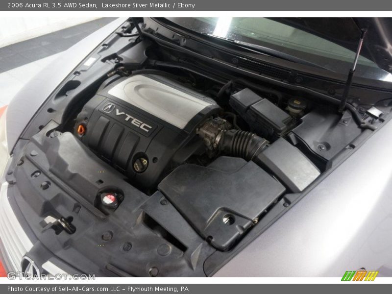 Lakeshore Silver Metallic / Ebony 2006 Acura RL 3.5 AWD Sedan