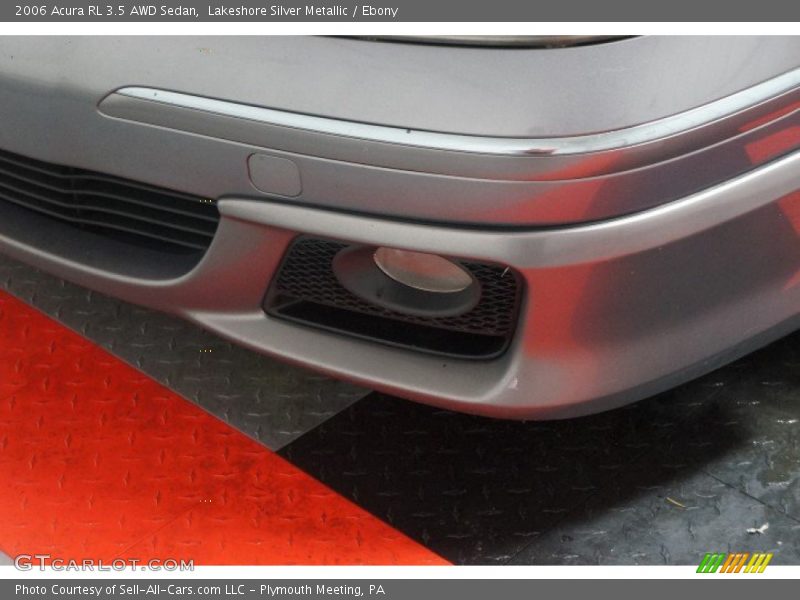 Lakeshore Silver Metallic / Ebony 2006 Acura RL 3.5 AWD Sedan