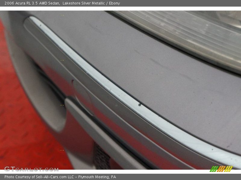Lakeshore Silver Metallic / Ebony 2006 Acura RL 3.5 AWD Sedan
