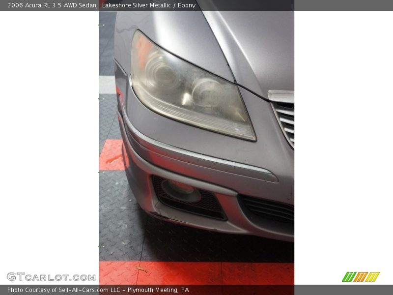 Lakeshore Silver Metallic / Ebony 2006 Acura RL 3.5 AWD Sedan