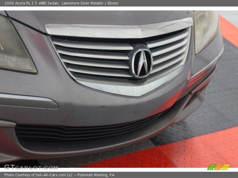 Lakeshore Silver Metallic / Ebony 2006 Acura RL 3.5 AWD Sedan